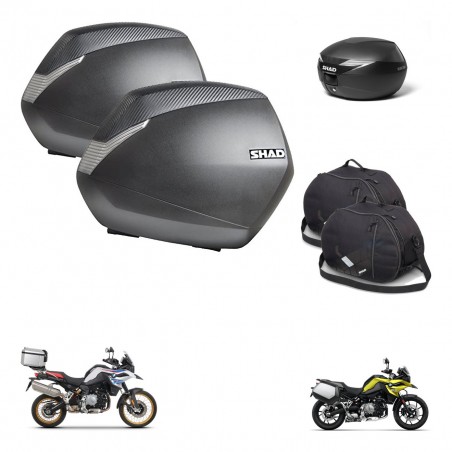 SHAD Baul maleta + soporte montaje maletas SH36 accesorios KIT-470326