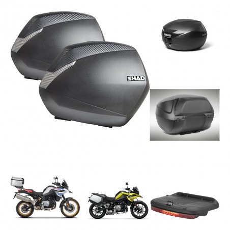 SHAD Baul maleta + soporte montaje maletas SH36 accesorios KIT-470337