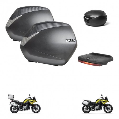 SHAD Baul maleta + soporte montaje maletas SH36 accesorios KIT-470361