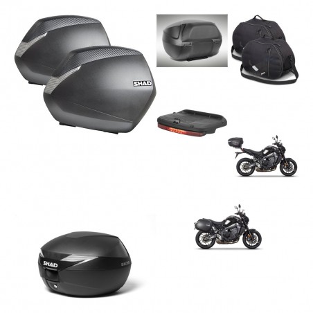 SHAD Baul maleta + soporte montaje maletas SH36 accesorios KIT-470402