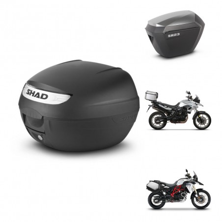 SHAD Maletas sh23 alu + soporte montaje baul SH26 KIT-470437