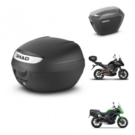 SHAD Maletas sh23 alu + soporte montaje baul SH26 KIT-470443