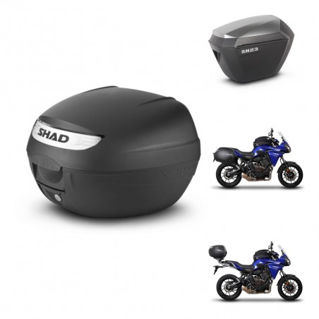 SHAD Maletas sh23 alu + soporte montaje baul SH26 KIT-470451