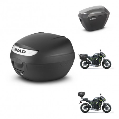 SHAD Maletas sh23 alu + soporte montaje baul SH26 KIT-470453