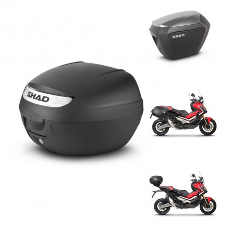 SHAD Maletas sh23 alu + soporte montaje baul SH26 KIT-470455