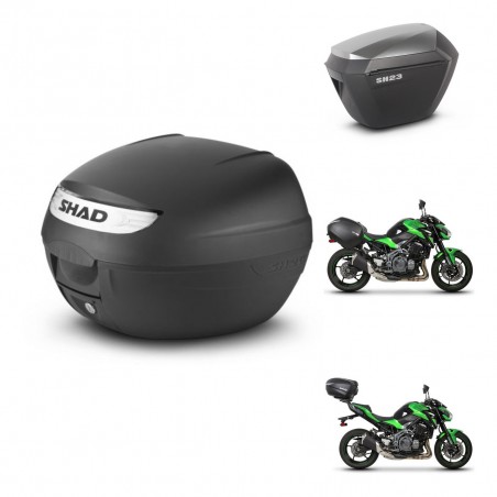 SHAD Maletas sh23 alu + soporte montaje baul SH26 KIT-470461