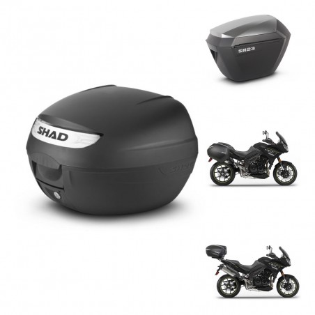 SHAD Maletas sh23 alu + soporte montaje baul SH26 KIT-470463