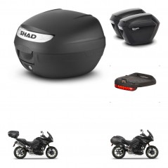 SHAD Maletas sh23 + soporte montaje baul SH26 accesorios KIT-470464