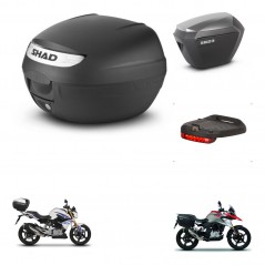 SHAD SH23 alu suitcases + mounting bracket SH26 trunk accessories KIT-470473