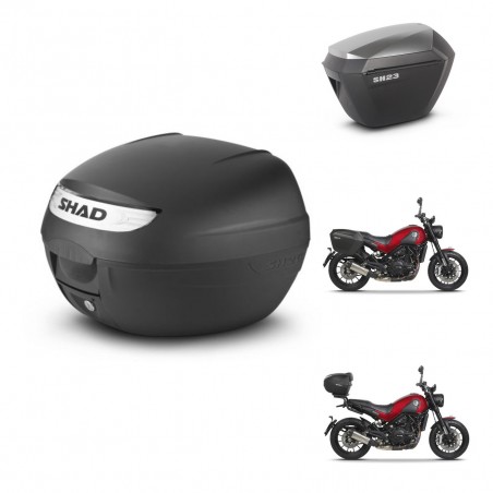 SHAD Maletas sh23 alu + soporte montaje baul SH26 KIT-470479