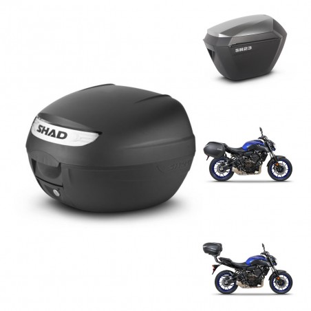 SHAD Maletas sh23 alu + soporte montaje baul SH26 KIT-470499