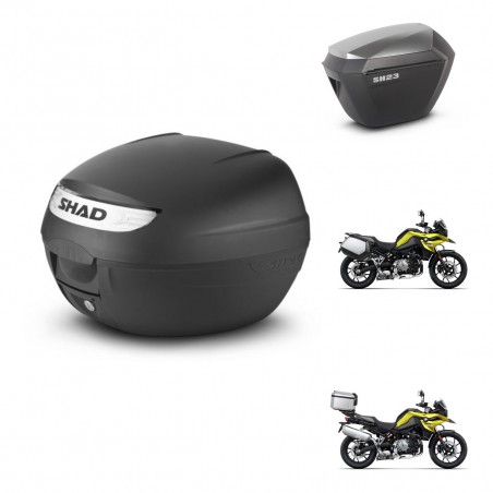 SHAD Maletas sh23 alu + soporte montaje baul SH26 KIT-470503