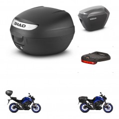 SHAD SH23 alu suitcases + mounting bracket SH26 trunk accessories KIT-470513
