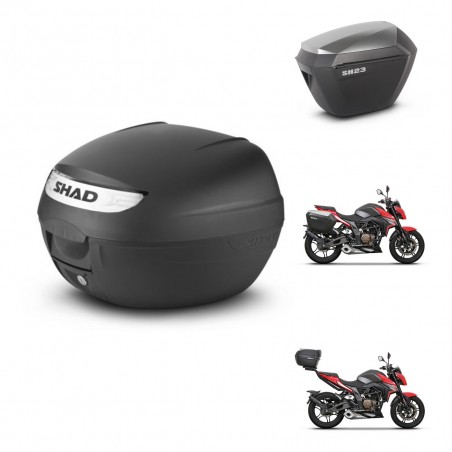 SHAD Maletas sh23 alu + soporte montaje baul SH26 KIT-470523