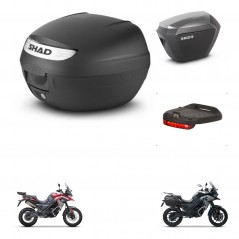 SHAD Maletas sh23 alu + soporte montaje baul SH26 accesorios KIT-470545