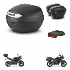 SHAD Maletas sh23 + soporte montaje baul SH26 accesorios KIT-470552