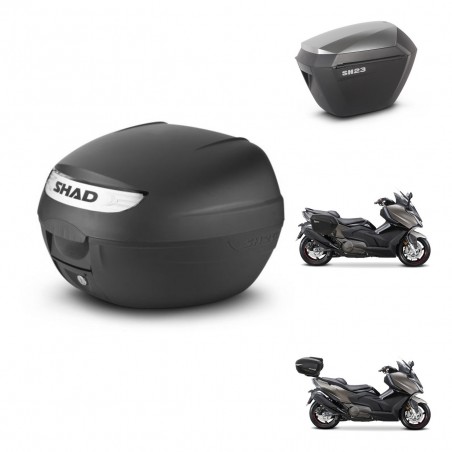 SHAD Maletas sh23 alu + soporte montaje baul SH26 KIT-470563