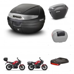 SHAD Maletas sh23 alu + soporte montaje baul SH29 accesorios KIT-470577