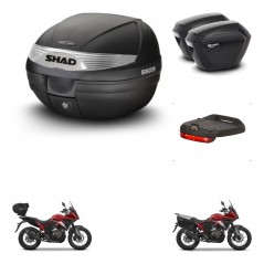 SHAD SH23 suitcases + mounting bracket SH29 trunk accessories KIT-470580