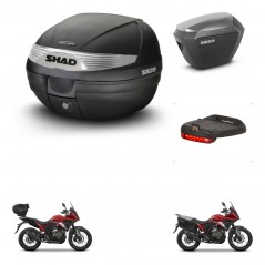 SHAD Maletas sh23 alu + soporte montaje baul SH29 accesorios KIT-470581