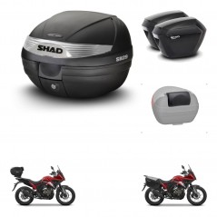 SHAD SH23 suitcases + mounting bracket SH29 trunk accessories KIT-470582