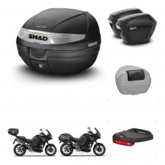 SHAD Maletas sh23 + soporte montaje baul SH29 accesorios KIT-470608