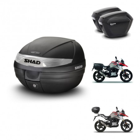 SHAD Maletas sh23 + soporte montaje baul SH29 KIT-470626