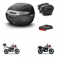 SHAD Maletas sh23 + soporte montaje baul SH29 accesorios KIT-470628