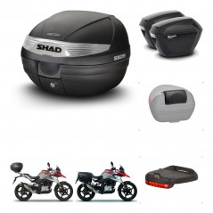 SHAD SH23 suitcases + mounting bracket SH29 trunk accessories KIT-470632
