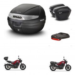 SHAD SH23 suitcases + mounting bracket SH29 trunk accessories KIT-470636