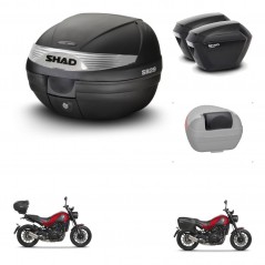 SHAD Maletas sh23 + soporte montaje baul SH29 accesorios KIT-470638