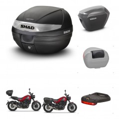SHAD SH23 alu suitcases + mounting bracket SH29 trunk accessories KIT-470641