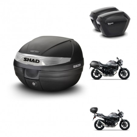 SHAD Maletas sh23 + soporte montaje baul SH29 KIT-470658