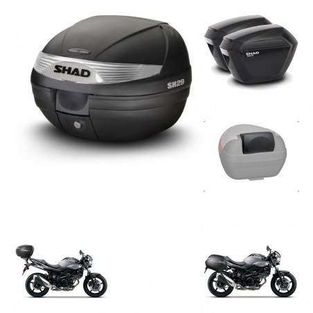 SHAD Maletas sh23 + soporte montaje baul SH29 accesorios KIT-470662