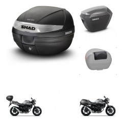 SHAD SH23 alu suitcases + mounting bracket SH29 trunk accessories KIT-470663