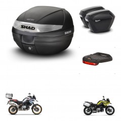SHAD Maletas sh23 + soporte montaje baul SH29 accesorios KIT-470668