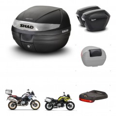 SHAD Maletas sh23 + soporte montaje baul SH29 accesorios KIT-470672