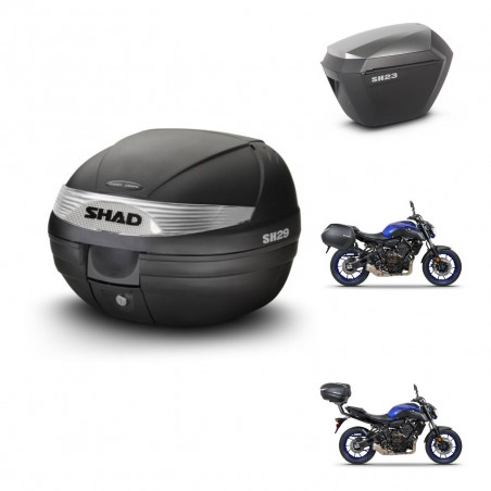 SHAD Maletas sh23 alu + soporte montaje baul SH29 KIT-470675