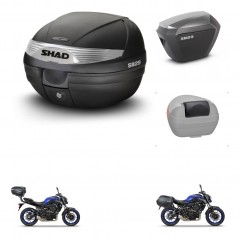 SHAD SH23 alu suitcases + mounting bracket SH29 trunk accessories KIT-470679