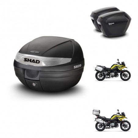 SHAD Maletas sh23 + soporte montaje baul SH29 KIT-470682