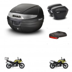 SHAD Maletas sh23 + soporte montaje baul SH29 accesorios KIT-470684