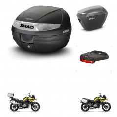 SHAD Maletas sh23 alu + soporte montaje baul SH29 accesorios KIT-470685