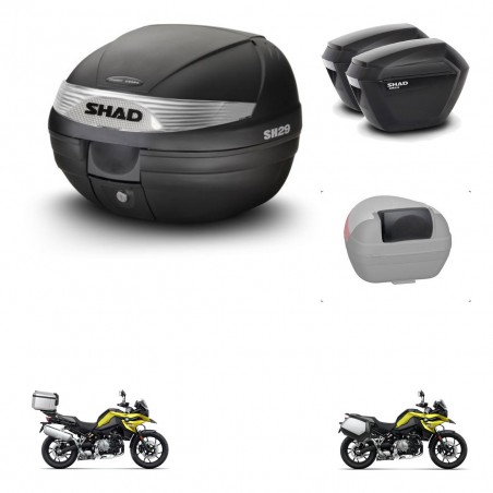 SHAD Maletas sh23 + soporte montaje baul SH29 accesorios KIT-470686