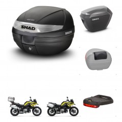 SHAD SH23 alu suitcases + mounting bracket SH29 trunk accessories KIT-470689