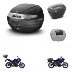 SHAD Maletas sh23 alu + soporte montaje baul SH29 accesorios KIT-470703