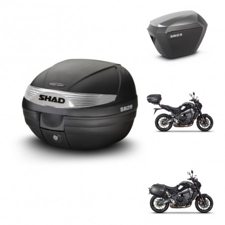 SHAD Maletas sh23 alu + soporte montaje baul SH29 KIT-470707