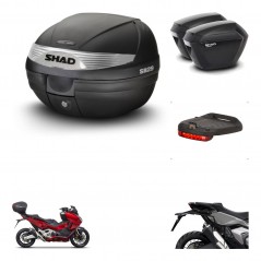 SHAD SH23 suitcases + mounting bracket SH29 trunk accessories KIT-470732