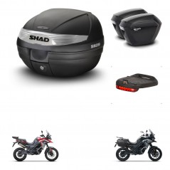 SHAD Maletas sh23 + soporte montaje baul SH29 accesorios KIT-470764