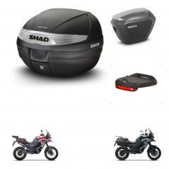 SHAD Maletas sh23 alu + soporte montaje baul SH29 accesorios KIT-470765