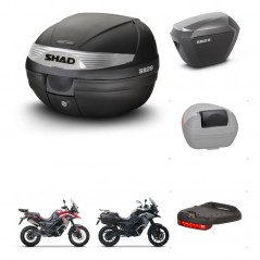 SHAD SH23 alu suitcases + mounting bracket SH29 trunk accessories KIT-470769